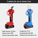35mm Li-ion Battery Pruners Electrical Loppers Orchard Use Electric Pruning