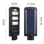 LED IP65 Smart Solar Street Light , Solar Integrated Street Light 60w Monocrysta