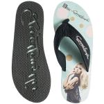 full color printed eva die cut and embossed Women Flip flops thongs sliper