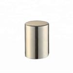 Aluminum Gold Airless Dispenser Bottles Screw Top Cap With Spray Pump