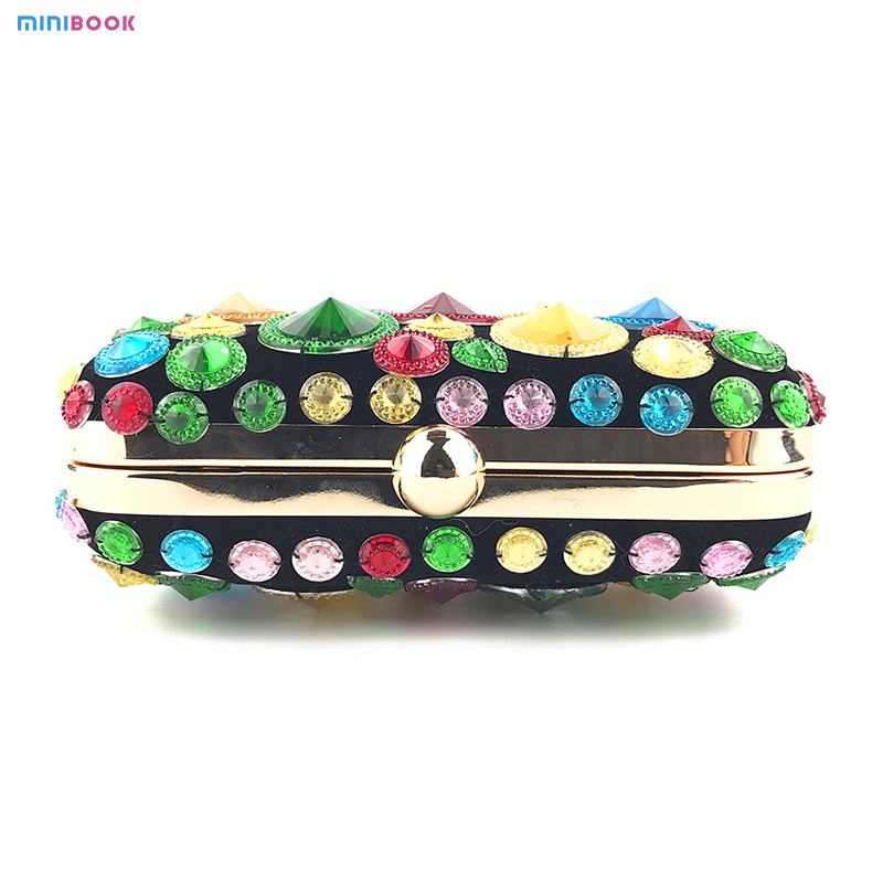 Minibook Luxury Women's Dinner Clutch Handbag Banquet Bag Low MOQ Mix Models Advantage