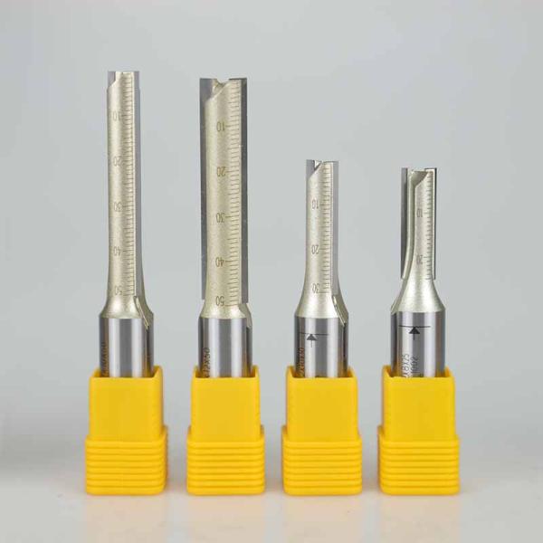 Arden 1/2 & 1/4 Handle Double Edge End Mill Trimmer & Engraving Cutter Custom Support for Wood Milling Engraving