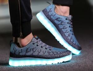 Wholesale Night Glow Neon LED Light Up Sneakers Comfortable For Running Jogging from china suppliers