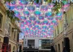 Custom Hanging Colorful Reflective Balloon Dazzling Inflatable Mirror Ball