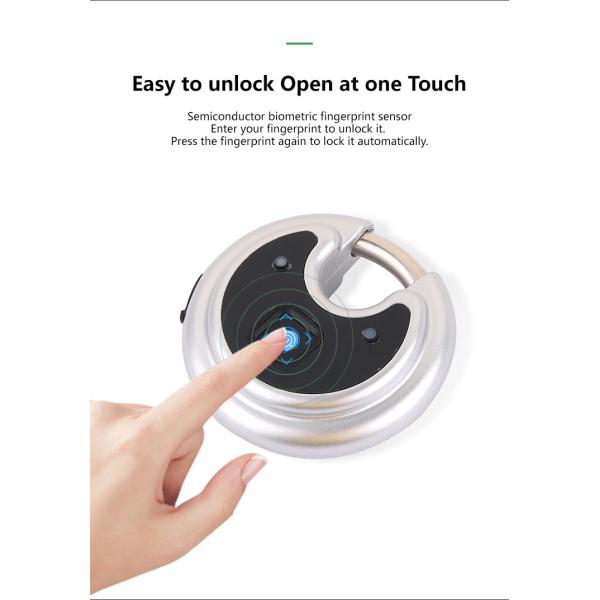 Easy Operation Remote Unlock Padlock Outdoor Wifi Gate Lock With Charging Port