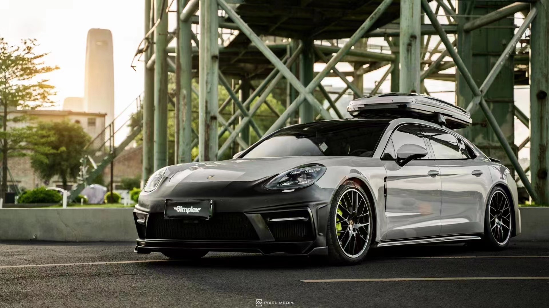 For Porsche Palamela 971 Body Kit 971 Upgraded ATR Style Front and Rear Bumper Side Skirt Body Kit