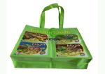 Waterproof Matte Laminated Shopping Bags , Foldable Plastic Grocery Bags