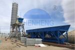 HZS25 High Mixing Efficiency Skip Hoist Stationary Concrete Batching Plant