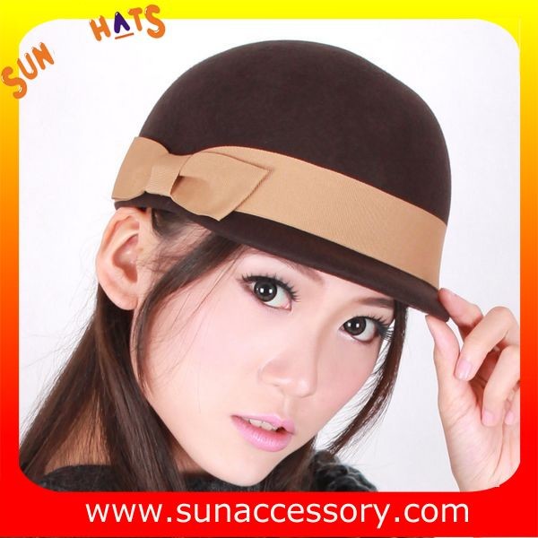 Fashion 100% Australia wool felt ladies jockey cap ,Womens jockey cap