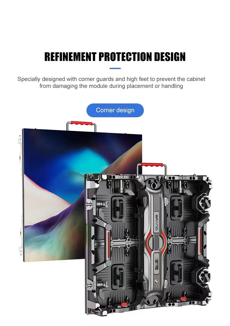 Lifespan hours 100000 P3.91 Indoor Rental LED Display for Stage Image HD Screen
