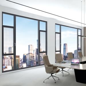Wholesale Office Skate 90 Series Inswinging Casement Windows With Thermal Break Aluminum Design from china suppliers