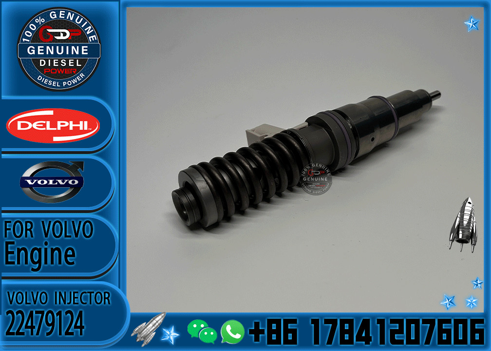 Spare Parts 22479124 21106375 21340611 Common Rail Fuel Injector For Volvo D13 Engine Injector Remanufacturing
