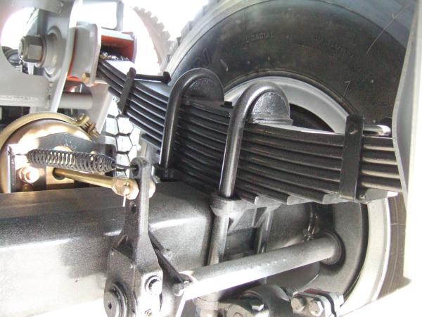 Leaf Spring Suspension Semi Trailer Spare Parts With 10 Pieces Leafs W90mm *