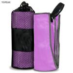 Lightweight Microfiber Suede Towel With Zip Super Absorbent Gym 50x100cm