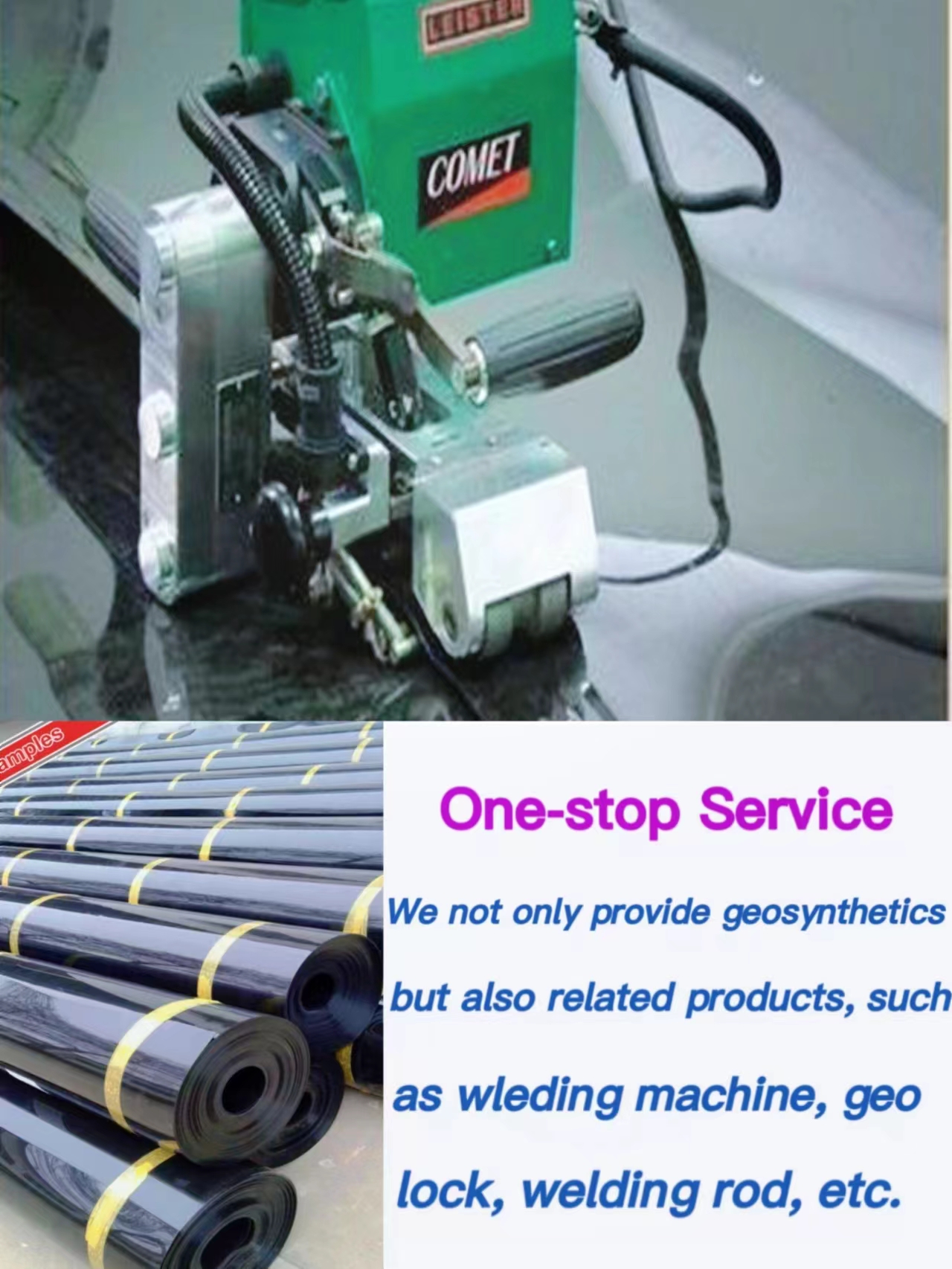 50m-200m/roll Environmental Smooth Plastic Biodigester Liners Geomembrane for Landfill
