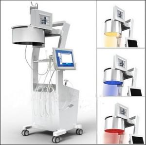 Wholesale Sanhe laser hair regrowth with hair and skin analyzer and helmet / laser and LED lights from china suppliers