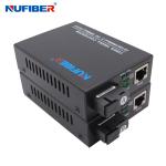 Gigabit SM Single Fiber Converter 1310nm 1490nm 1000Base Bidi 20km Outdoor