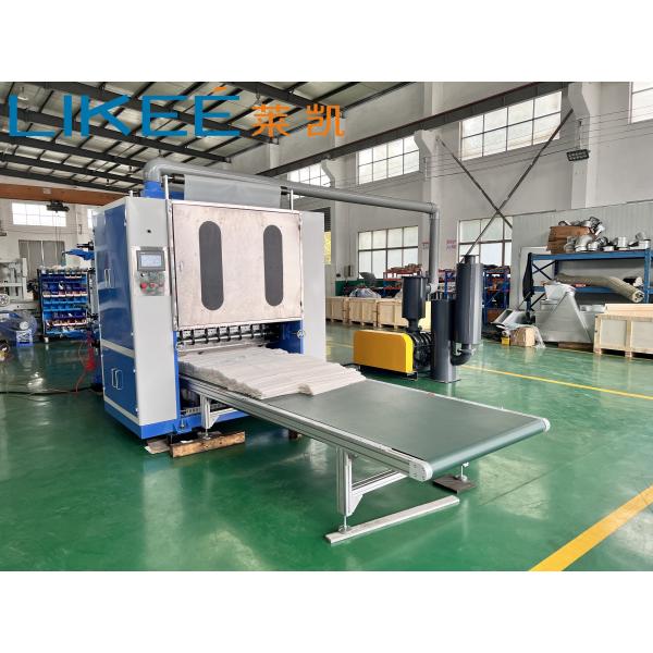 LKWP-980 Pop Up Wax Paper Folding Machine V-fold Cross-folding Continuous Extraction Type