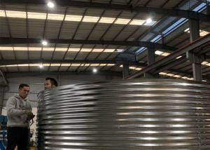 Wholesale fish farm tanks for sale, by bolted steel water storage tanks with pVC water bladder from china suppliers