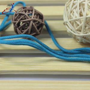 Wholesale 100% Cotton Custom Shoelace 120cm Colored Waxed Shoelaces from china suppliers