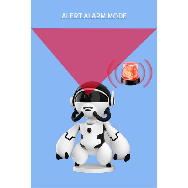 Auto Tracking Home Security Camera Robot Intelligent Wireless For Baby Monitoring