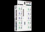 Cold Rolled Sheet Mobile Charging Booth , 10 Doors Mobile Phone Charging Kiosk