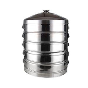 Wholesale Large stainless steel style 47cm steamer hotel restaurant food steamer 52cm from china suppliers