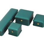 LED Light Jewelry Box for Custom Luxury Crown Jewelry Packaging Plastic Velvet