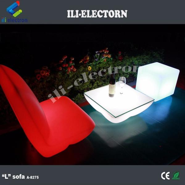 portable Outdoor patio square mini lighting table