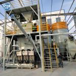 10T / H Dry Mortar Plant Wall Putty Ceramic Tile Adhesive Mixing Machine