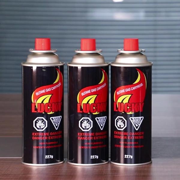 Straight Wall Butane Gas Canister for Commodity Butane Gas Cartridge Orange Etc