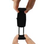 360 Degree 55-95mm Black Mobile Phone Holder For Selfie Ring Light