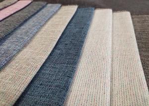 Wholesale Dyed Polyester Woven Fabric 260gsm Plain Grey Upholstery Textile from china suppliers