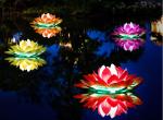 LED Emulation Lotus Lights Water Landscape Outdoor Waterproof Pond Bright