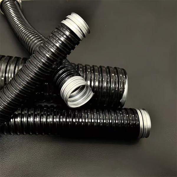 Industrial Grade PVC Coated Flexible Hose with PVC Coating Material 50 Feet Length and Metal Construction