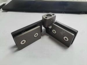 Wholesale Casting Brass Shower Door Hinges High Precision Erosion Resistant from china suppliers
