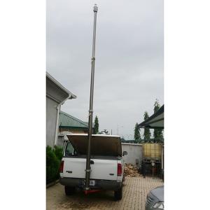 Wholesale 6m locking pneumatic telescopic mast for mobile CCTV vehicle telescoping mast antenna mast telecommunication tower mast from china suppliers