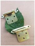 Yellow Color Chrome Butterfly Cabinet Hinges Self Closing For Kitchen Cabinet
