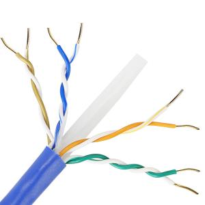 Wholesale Pure Copper Ethernet Cat6 Lan Cable 1000 Ft CU 4PR 23AWG 0.57mm For Indoor from china suppliers