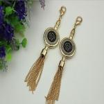 Novelty DIY high-grade bag hardware accessories light gold drip glue hanging