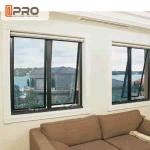 Sound / Heat Insulation Aluminum Top Hung Window Customized Color awning louver