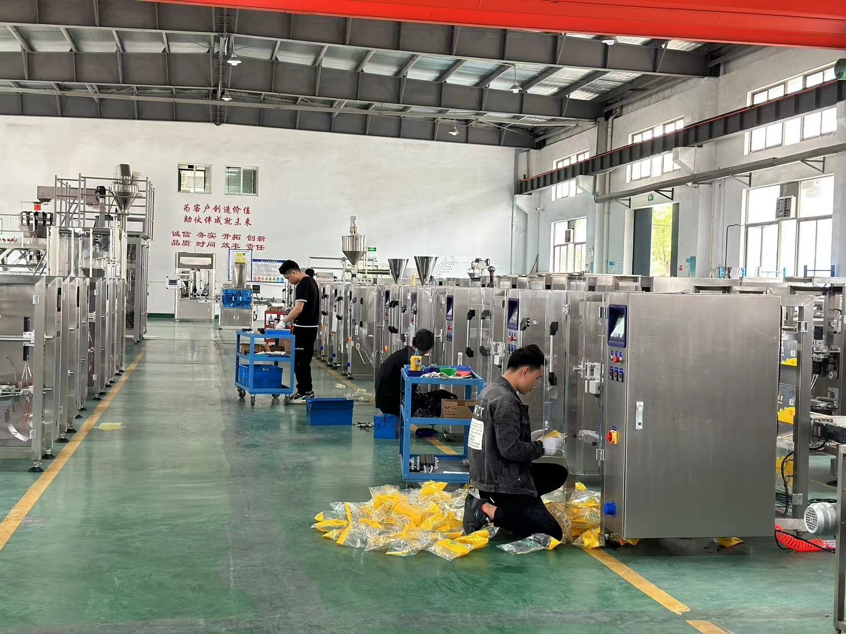 500kg Filling Range Nut Automatic Packing Line For Diverse Applications