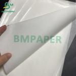 Food Grade Food Wrapping Paper , 40g+ 10g PE Coated White Kraft Paper For