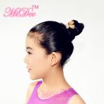Dramatic Dance Competition Costume Sleeveless Glitter Bodice Knee Length Leotard