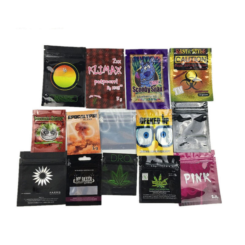 Aluminum Foil k Closure Weed Mylar k Bags