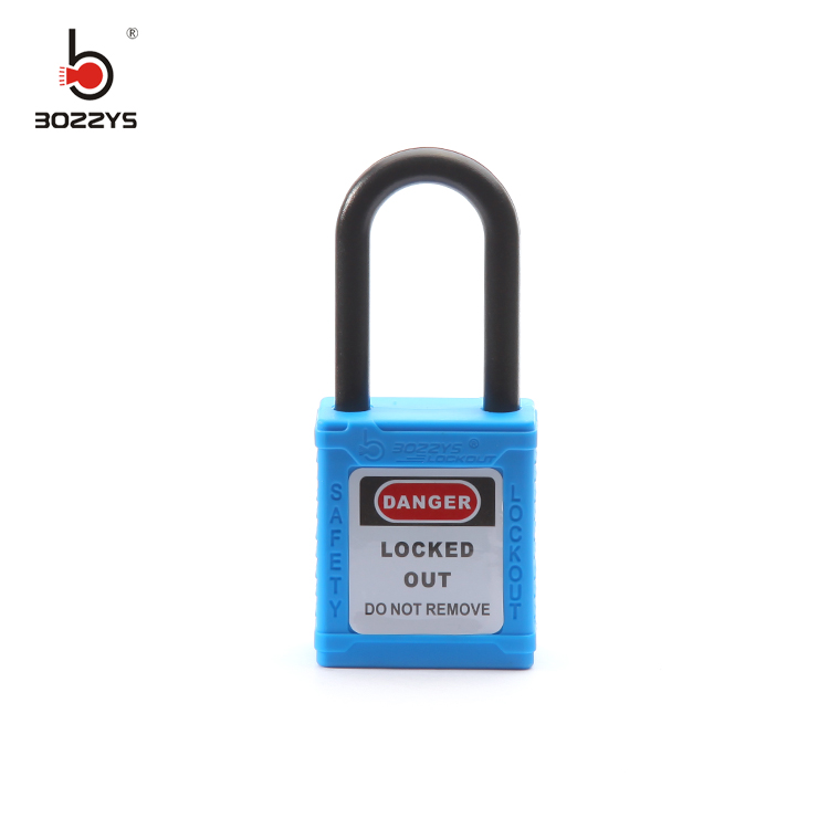 Nylon Loto Safety Padlock , Chrome Plating Lock Out Tag Out Padlocks