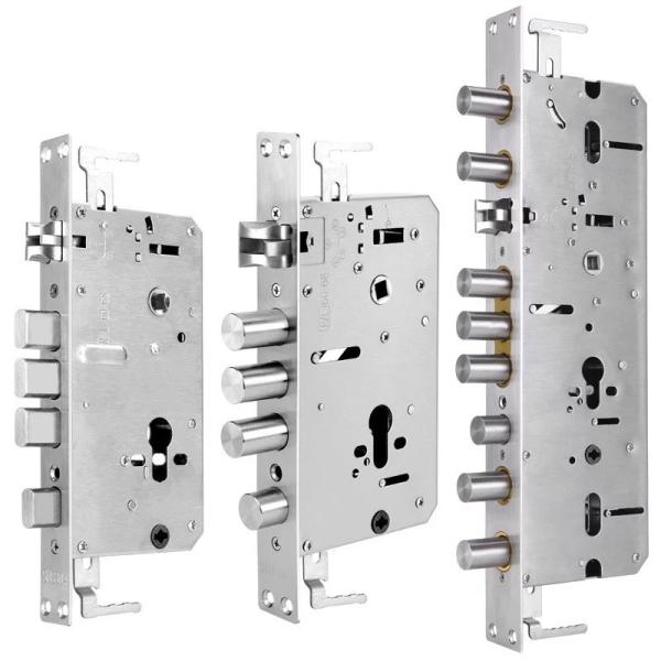 Stainless Steel Door Electronic Keyless Lock Body For Home Smart Sliding Door