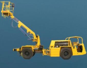 Underground Durable Lift Platform Truck , 2400mm Height Truck Mounted Man Lift