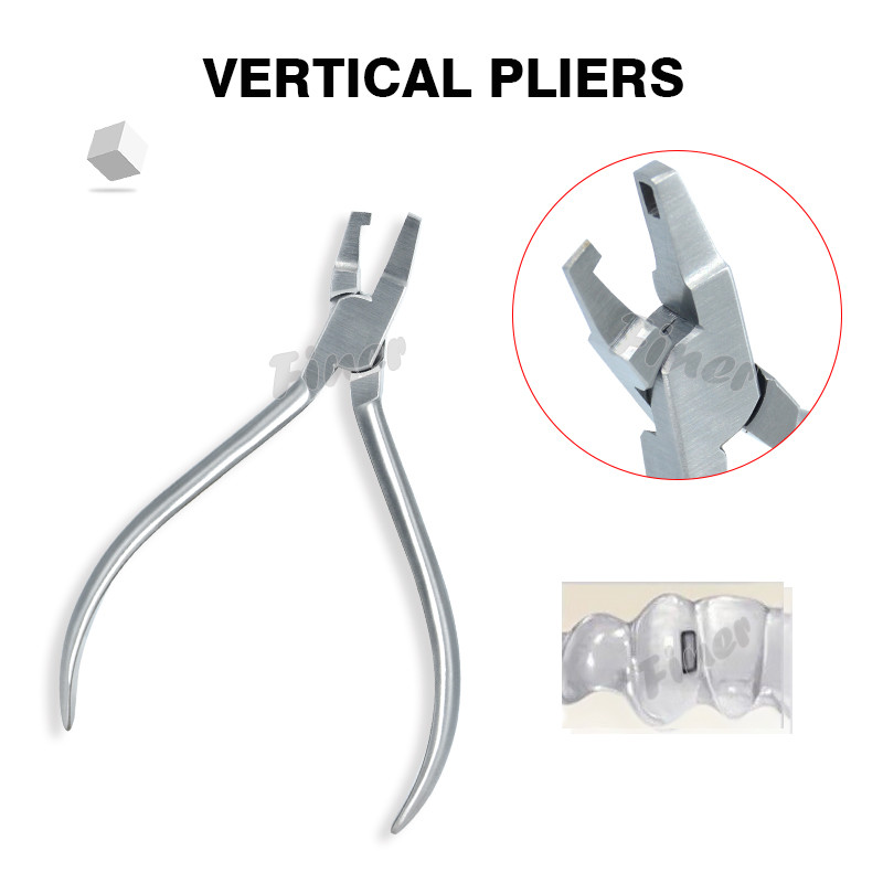 5 Pieces Dental Invisible Orthodontic Pliers Hole Thermal Forming Plier