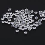 Engagement Ring White Loose Moissanite Diamond 0.9mm - 3mm Melee Size Cubic